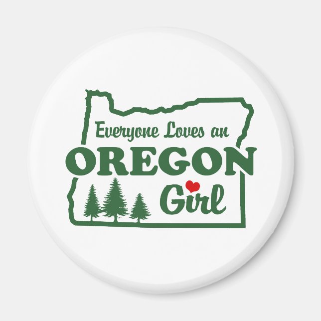 Oregon Girl Magnet (Front)