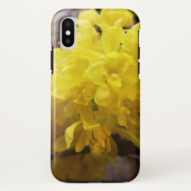 Oregon Grape Flowers Yellow Wildflowers Case-Mate iPhone Case (Back)