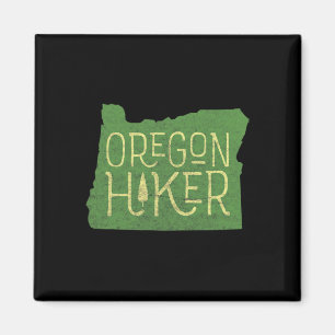 Oregon Hiker Outdoors Clic Retro Hiking Adventure Magnet
