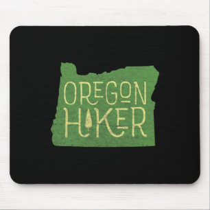 Oregon Hiker Outdoors Clic Retro Hiking Adventure  Mouse Mat