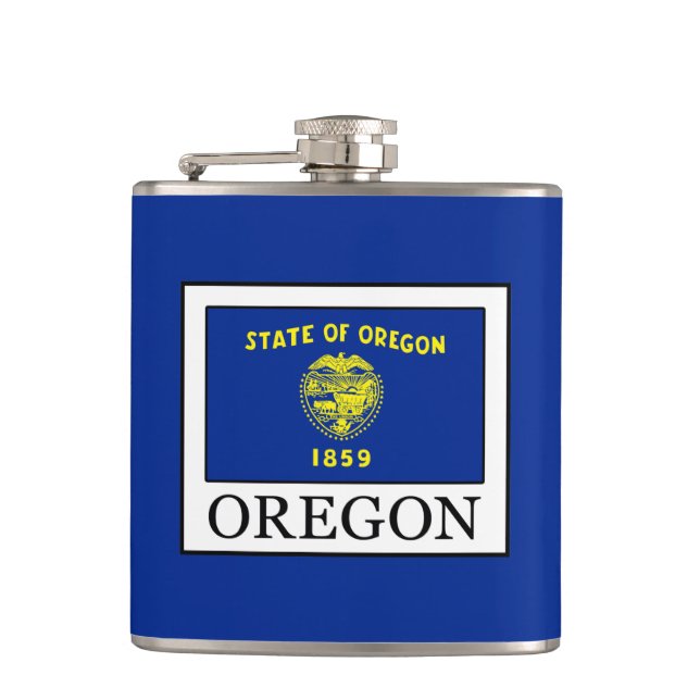 Oregon Hip Flask (Front)