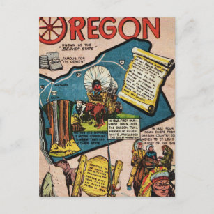 Oregon History Postcard