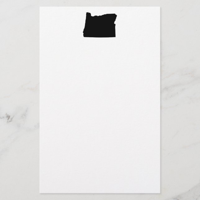 Oregon in Black and White Stationery (Front)