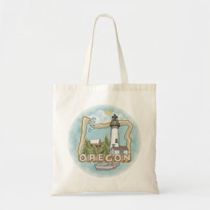 Oregon Lighthouse Tote Bag