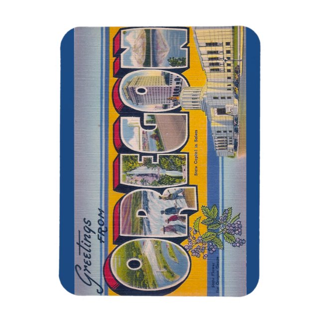 Oregon Magnet (Vertical)