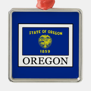 Oregon Metal Tree Decoration