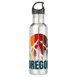 Oregon Mountains Retro Vintage 710 Ml Water Bottle