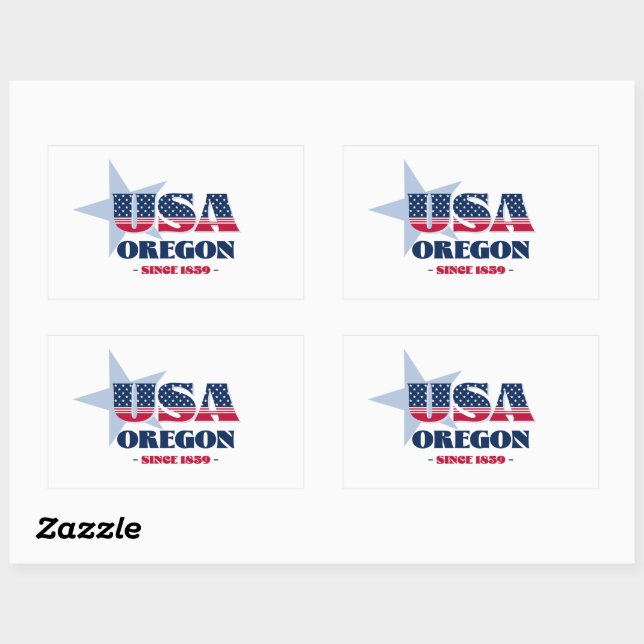Oregon My Home State Sticker (Sheet)