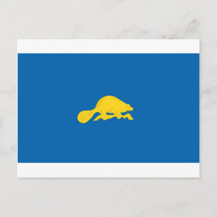 Oregon  Official State Flag Reverse Postcard
