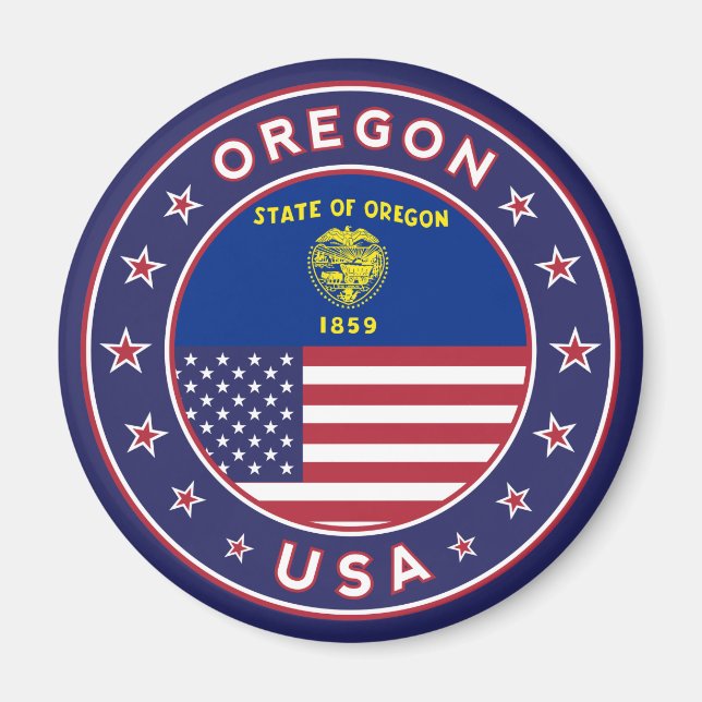 Oregon, Oregon sticker, phone case, tote bag Magnet (Front)