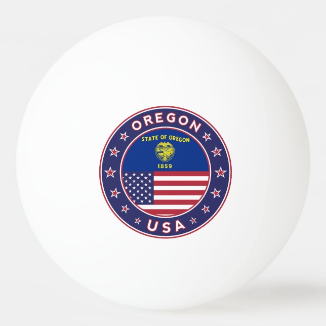 Oregon Ping Pong Ball (Front)