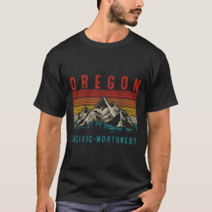 Oregon Pnw Vintage Usa America Souvenir  T-Shirt