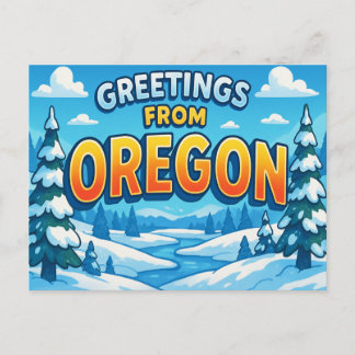 OREGON Postcard