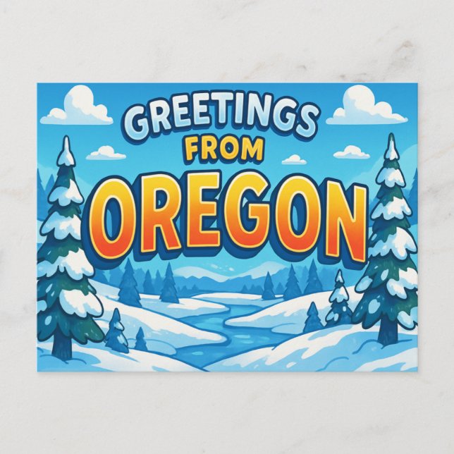 OREGON Postcard (Front)