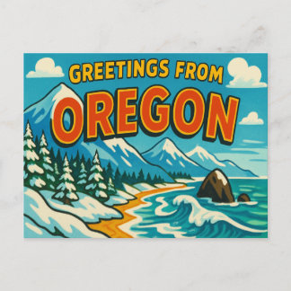 OREGON Postcard