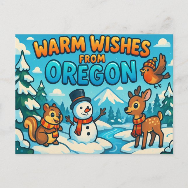 OREGON Postcard (Front)