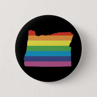 oregon pride. 6 cm round badge