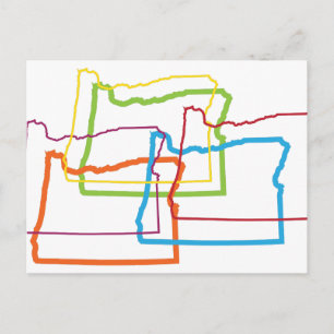 oregon pride blur postcard
