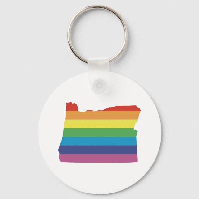 oregon pride. key ring (Front)