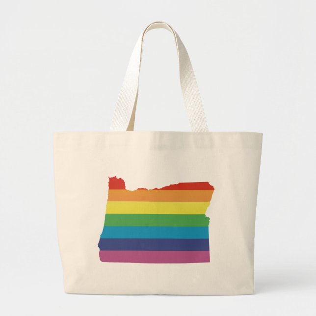 oregon pride. large tote bag (Front)
