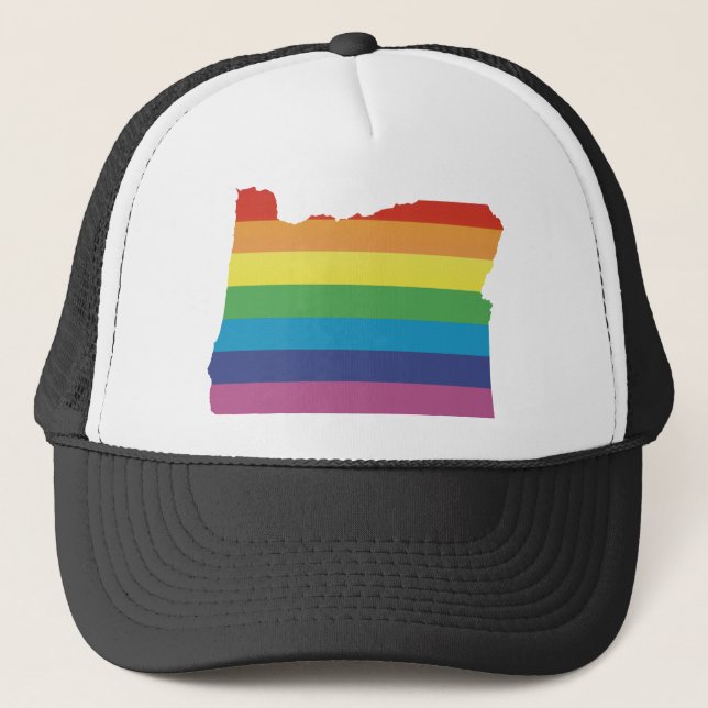 oregon pride. trucker hat (Front)
