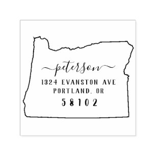 Oregon Return Address Stamp Self-Inking