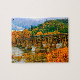 Oregon Rver Bridges Jigsaw Puzzle