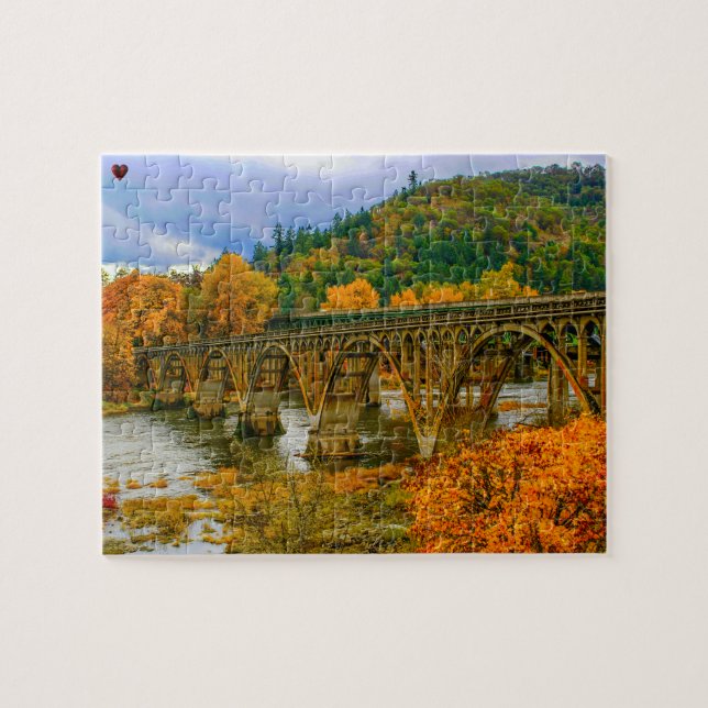 Oregon Rver Bridges Jigsaw Puzzle (Horizontal)