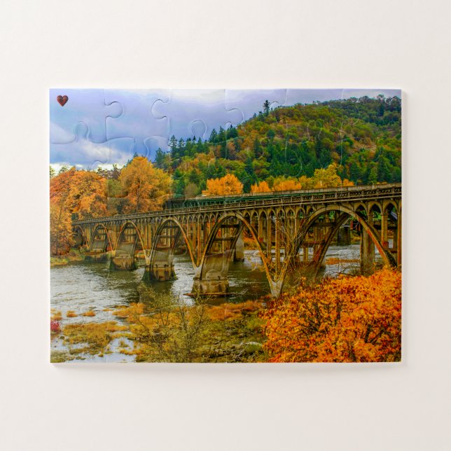 Oregon Rver Bridges Jigsaw Puzzle (Horizontal)