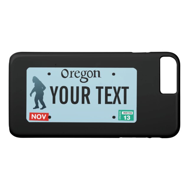 Oregon Sasquatch License Plate Case-Mate iPhone Case (Back (Horizontal))