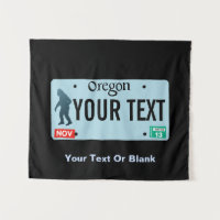 Oregon Sasquatch License Plate