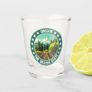 Oregon shot glass