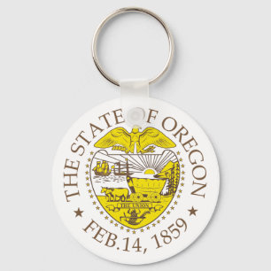 Oregon sign key ring