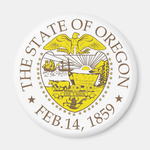 Oregon sign magnet