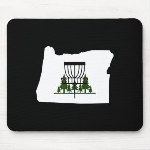 Oregon Silhouette Disc Golf Mouse Mat