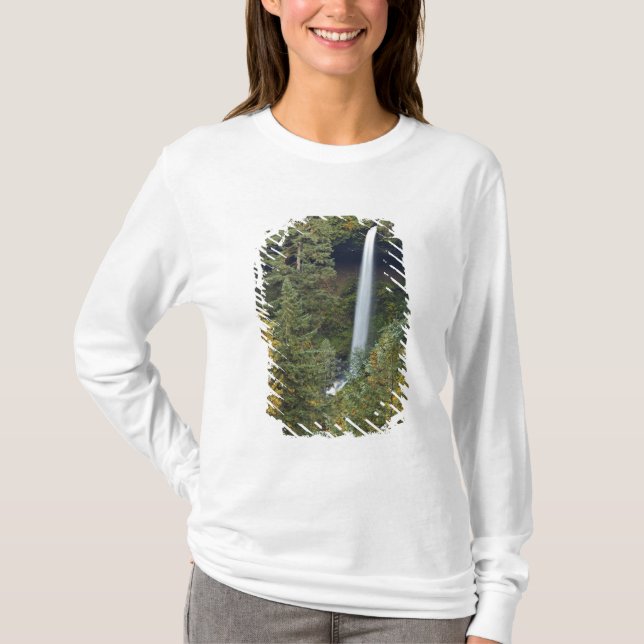 Oregon, Silver Falls State Park, North Falls T-Shirt (Front)