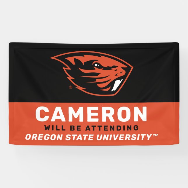 Oregon State Beavers | Beaver Head Banner (Horizontal)
