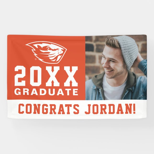 Oregon State Beavers | Beaver Head Banner (Horizontal)