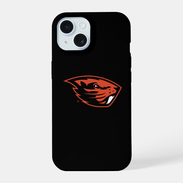 Oregon State Beavers | Beaver Head iPhone 15 Case (Back)