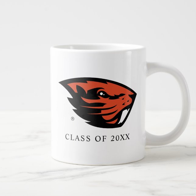 Oregon State Beavers | Beaver Head Large Coffee Mug (Right)
