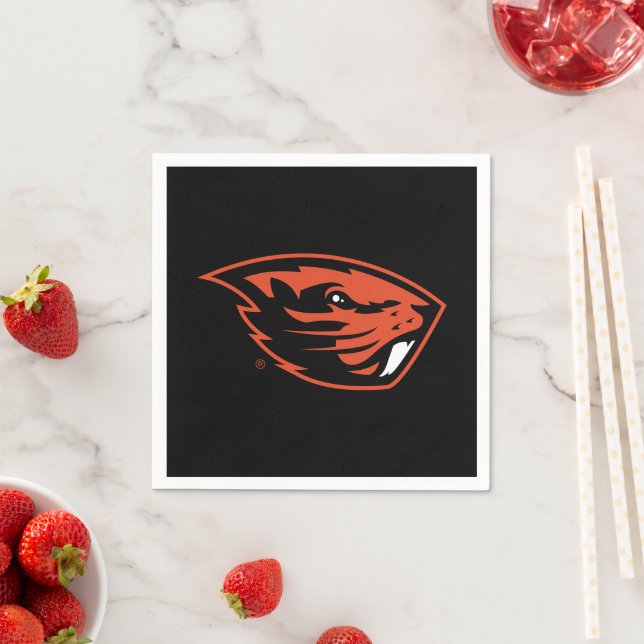 Oregon State Beavers | Beaver Head Napkin (Insitu)