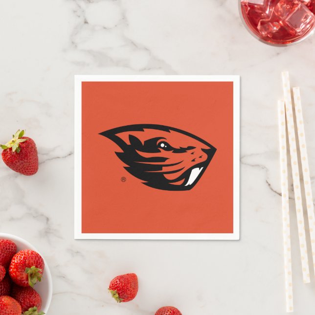 Oregon State Beavers | Beaver Head Napkin (Insitu)