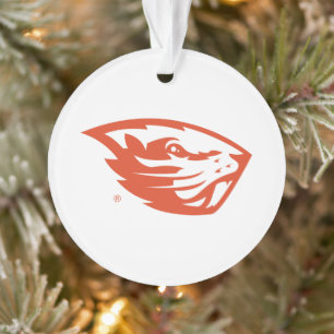 Oregon State Beavers   Beaver Head Ornament