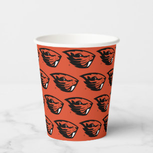 Oregon State Beavers   Beaver Head Paper Cups