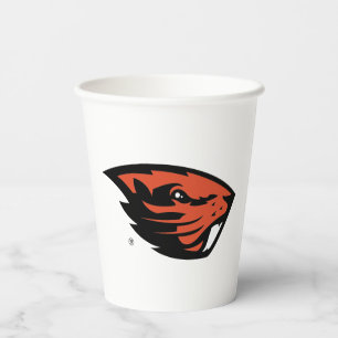 Oregon State Beavers   Beaver Head Paper Cups