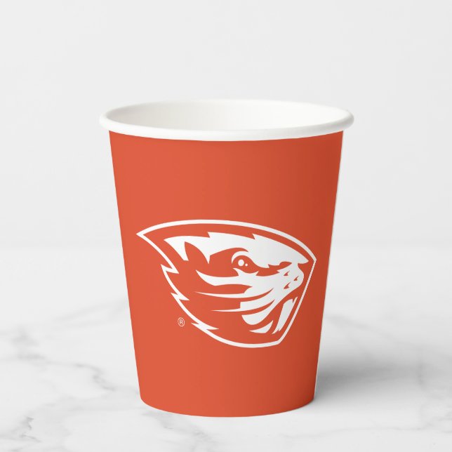 Oregon State Beavers | Beaver Head Paper Cups (Back)