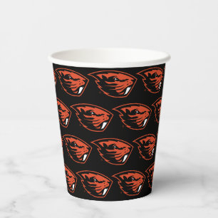 Oregon State Beavers   Beaver Head Paper Cups