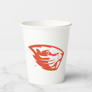 Oregon State Beavers   Beaver Head Paper Cups