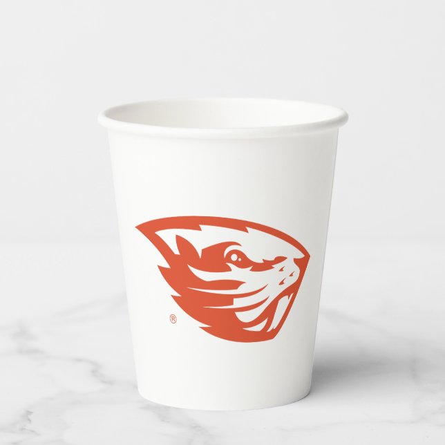 Oregon State Beavers | Beaver Head Paper Cups (Back)