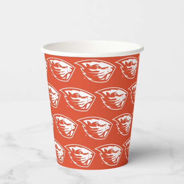 Oregon State Beavers | Beaver Head Paper Cups (Back)